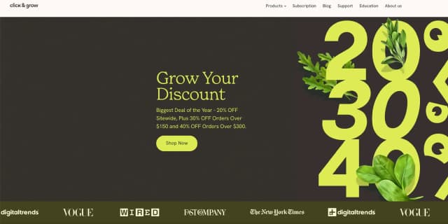 ClickAndGrow.com Promo Codes for April 2026