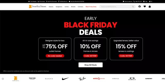 SmartBuyGlasses.com Promo Codes for April 2026