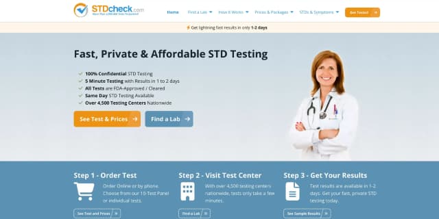 STDcheck.com Promo Codes for April 2026