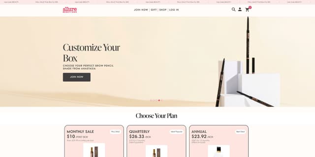 Allurebeautybox.com Promo Codes for April 2026