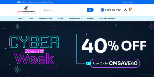 CanadaVetExpress.com Promo Codes for April 2026