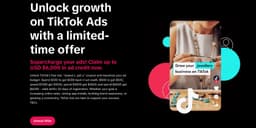 TikTok Ads (TikTok for Business) - Promo Codes and Deals for April 2026
