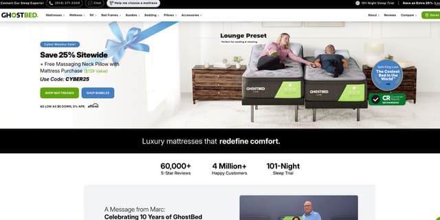 GhostBed.com Promo Codes for June 2026