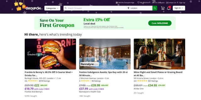 Groupon.co.uk Promo Codes for April 2026
