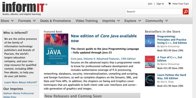 InformIT.com Promo Codes for May 2026