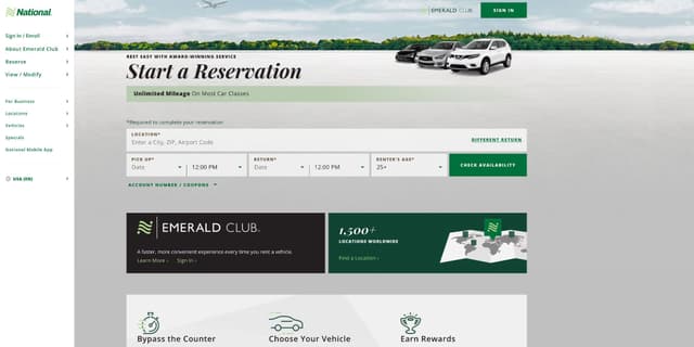 NationalCar.com Promo Codes for April 2026