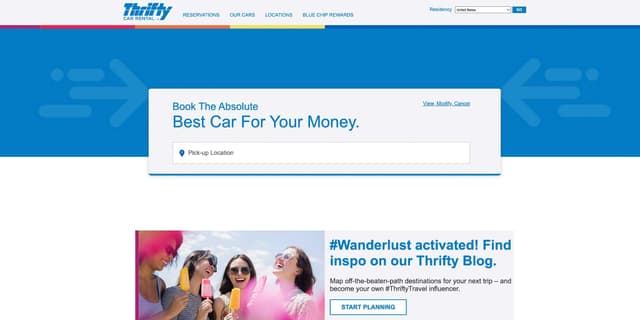 Thrifty.com Promo Codes for April 2026