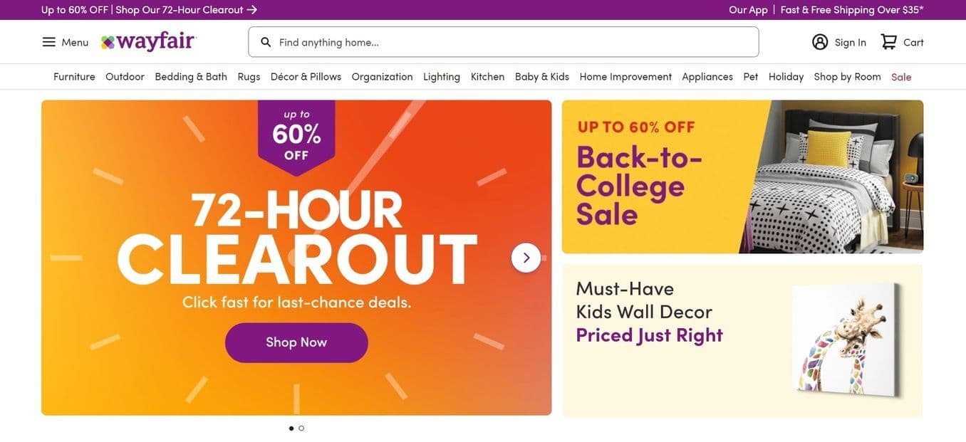 Does Wayfair Price Match?