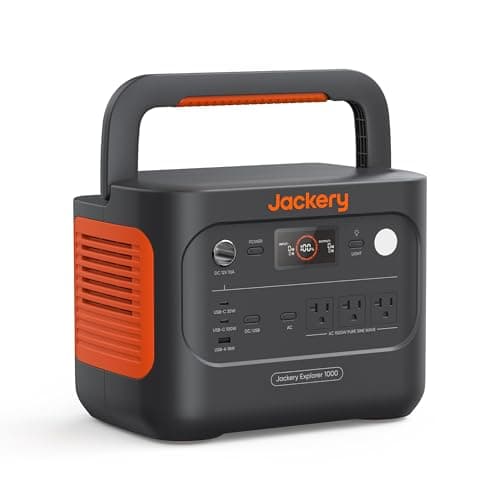 Jackery Explorer 1000 v2: 1070Wh LFP, 1500W, 1Hr Fast Charge Solar Generator