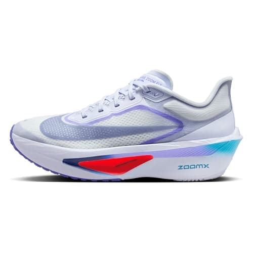 Nike Zoom Fly 6 Women's Road Racing Shoes (FN8455-004, Ghost/Football Grey/Blue Lightning/Blue Void)