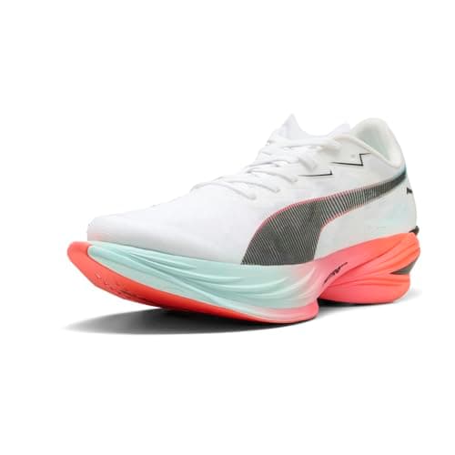 PUMA Mens Fast-R Nitro Elite 3 Running Sneakers Shoes - White - Size 7 M