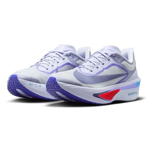 Nike Zoom Fly 6 Women's Road Racing Shoes (FN8455-004, Ghost/Football Grey/Blue Lightning/Blue Void)