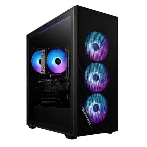 iBUYPOWER Scale Gaming PC Desktop Computer Intel Core Ultra 5 225F CPU, NVIDIA GeForce RTX 4060 8GB GPU, 16GB DDR5 Non-RGB 5200MHz RAM, 1TB NVMe SSD, Windows 11 Home, Gamer Keyboard, Mouse- SCI5N4602
