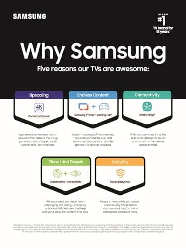 Samsung 65-Inch Class Neo QLED 8K QN900D Series Mini LED, Neo Quantum HDR Smart TV w/Dolby Atmos, Object Tracking Sound Pro, AI Motion Enhancer Pro, Alexa Built-in (QN65QN900D, 2024 Model)