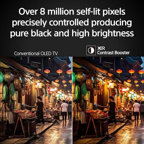 Sony BRAVIA 8 II 65 Inch TV, QD OLED, 4K Smart Google TV, XR Processor with AI Technology, Ultra Slim Design, 120hz Television, Dolby Vision/Atmos, Exclusive Features for PS5, K-65XR80M2, 2025 Model