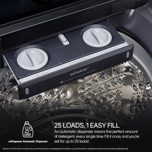 LG WT8600CB 5.5 Cu. Ft. Matte Black Mega Capacity Smart Top Load High-Efficiency Washer with Built-In Faucet