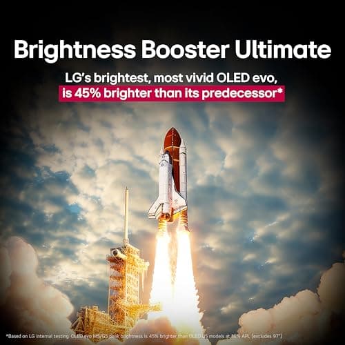 LG 65-Inch Class OLED evo AI 4K G5 Series Smart TV w/Dolby Atmos, Dolby Vision, HDR10, AI Super Upscaling 4K, Filmmaker Mode, Wow Orchestra, Alexa Built-in (OLED65G5WUA, 2025)