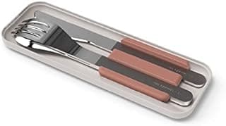 Monbento Pink MB Slim Stainless Steel 3pc Cutlery for Bento Boxes