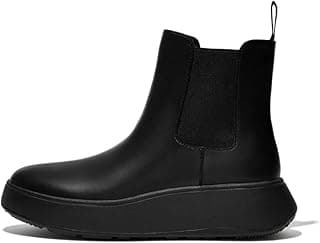 FitFlop Women's F-Mode Chelsea Boots: Comfy Leather Flatform