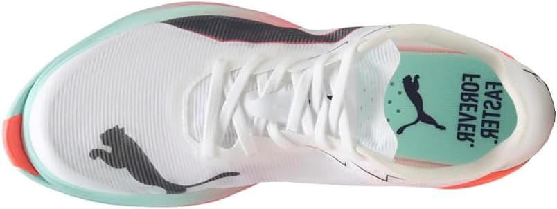 PUMA Mens Fast-R Nitro Elite 3 Running Sneakers Shoes - White - Size 7 M