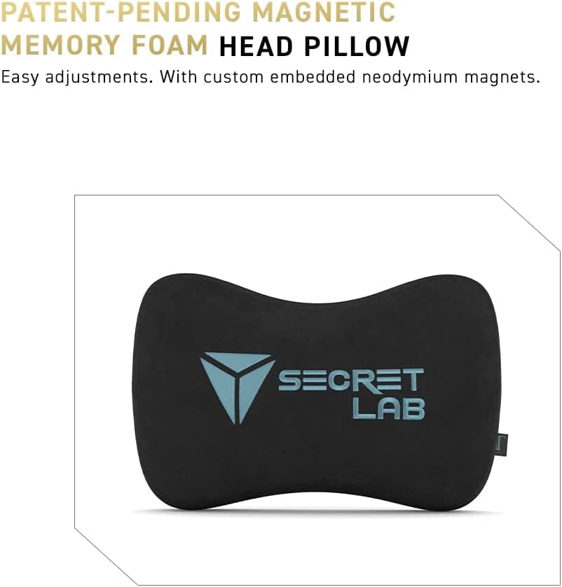 Secretlab Titan Evo Frost Blue Gaming Chair - Reclining, Ergonomic & Heavy Duty Computer Chair with 4D Armrests, Magnetic Head Pillow & Lumbar Support - Big and Tall Up to 395 lbs - Blue - Fabric