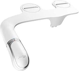 Bio Bidet SlimTwist: Non-Electric Dual-Nozzle Bidet, Easy Install, Adjustable Pressure