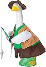 Gaggleville Fishing Outfit for 23" Large Porch Goose Statue