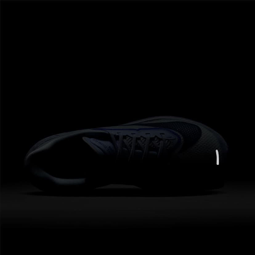 Nike Zoom Fly 6 Women's Road Racing Shoes (FN8455-004, Ghost/Football Grey/Blue Lightning/Blue Void)