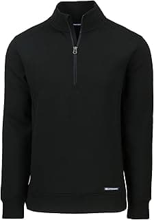 Cutter & Buck Men's Eco Roam Quarter-Zip Pullover - Soft, Versatile Warmth