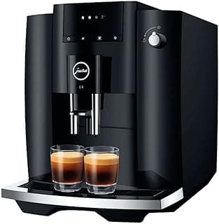 Jura E4 Piano Black One-Touch Super-Automatic Espresso Machine