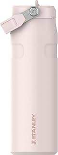 Stanley IceFlow Flip Straw 2.0 24oz Rose Quartz - Lightweight Leakproof Insulated Bottle