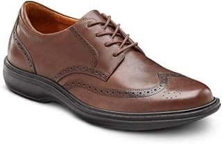 Dr. Comfort Wing: Stylish Men's Diabetic Extra Depth Leather Oxfords