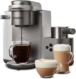 Keurig K-Cafe C Nickel: K-Cup Coffee, Latte & Cappuccino Maker w/ Frother