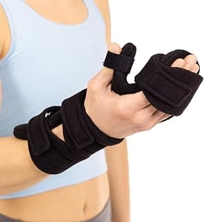 Soft Resting Hand Splint for Stroke, Surgery & Carpal Tunnel - Left M