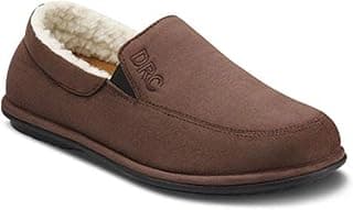 Dr. Comfort Men's Relax Therapeutic Slippers - Plush Diabetic Comfort