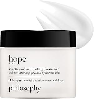 Philosophy Hope in a Jar Smooth-Glow Moisturizer: Glycolic, Hyaluronic for Radiant Skin