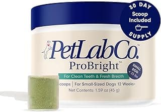 PetLab ProBright Dental Powder for Small Dogs: Easy Tartar & Breath Freshener