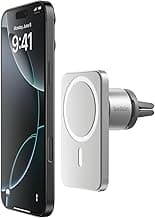 Belkin MagSafe Pro Car Vent Mount: Secure Hold for iPhone 12-17 & Pixel - Gray