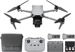 DJI Air 3S Fly More Combo: 1" CMOS Dual Cam, 4K/60fps HDR, Night Sensing, 3 Batteries