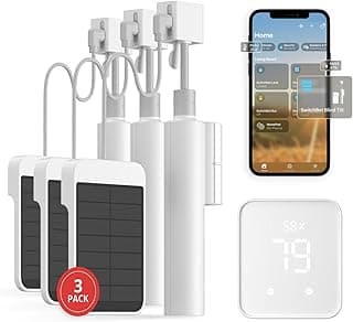 SwitchBot Blind Tilt 3-Pack + Hub 2: Solar Smart Blinds for Alexa/HomeKit