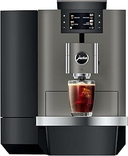 Jura X10 Dark Inox: 35 Hot/Cold Brew Super-Auto Espresso Machine