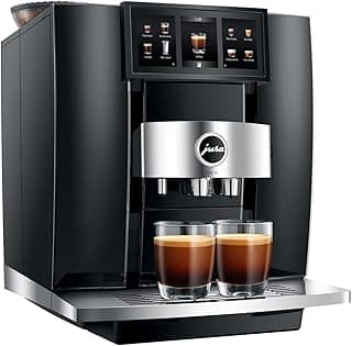 Jura GIGA 10 Diamond Black: 35 Hot/Cold Brews, Dual Grinders