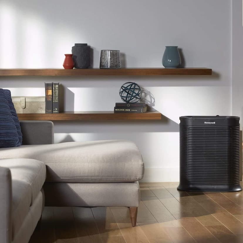 Honeywell HPA300 HEPA Air Purifier for Extra Large Rooms - Microscopic Airborne Allergen+ Dust Reducer, Cleans Up To 2250 Sq Ft in 1 Hour - Wildfire/Smoke, Pollen, Pet Dander – Black
