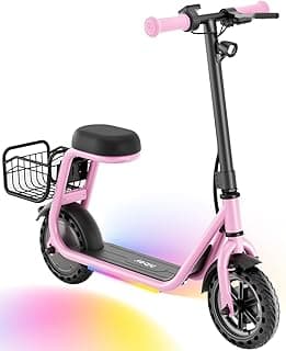Hiboy Q2 Lite Kids Seated E-Scooter: 9.3 MPH, LED Lights, UL Safe Ages 4-10