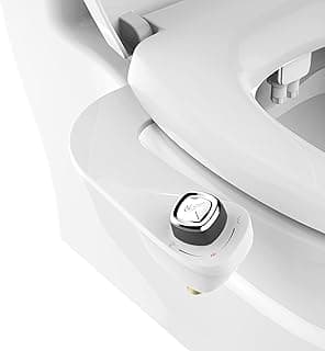 Bio Bidet SlimEdge: Non-Electric Dual-Nozzle Bidet, Adjustable Pressure, Easy Install