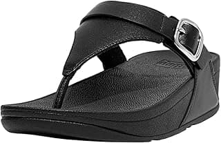 FitFlop Lulu Leather Toe-Post Heeled Sandals - Ultra-Comfy Support