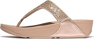 FitFlop Lulu Crystal Thong Wedge Sandals - Stylish & Comfortable