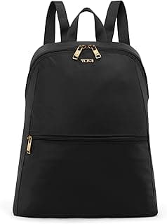 TUMI Just In Case Foldable Backpack: Lightweight Packable Travel Essential Black/Gold