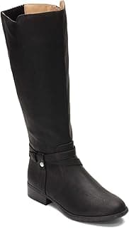LifeStride Xtrovert Wide Calf Water-Resistant Knee-High Riding Boots