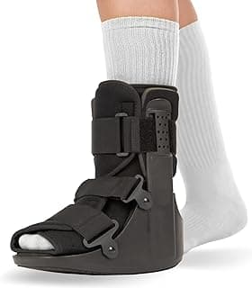BraceAbility Short Walker Boot for Broken Toes, Sprains & Fractures - Size S